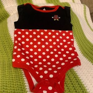 Disney Parks Minnie Mouse onesie